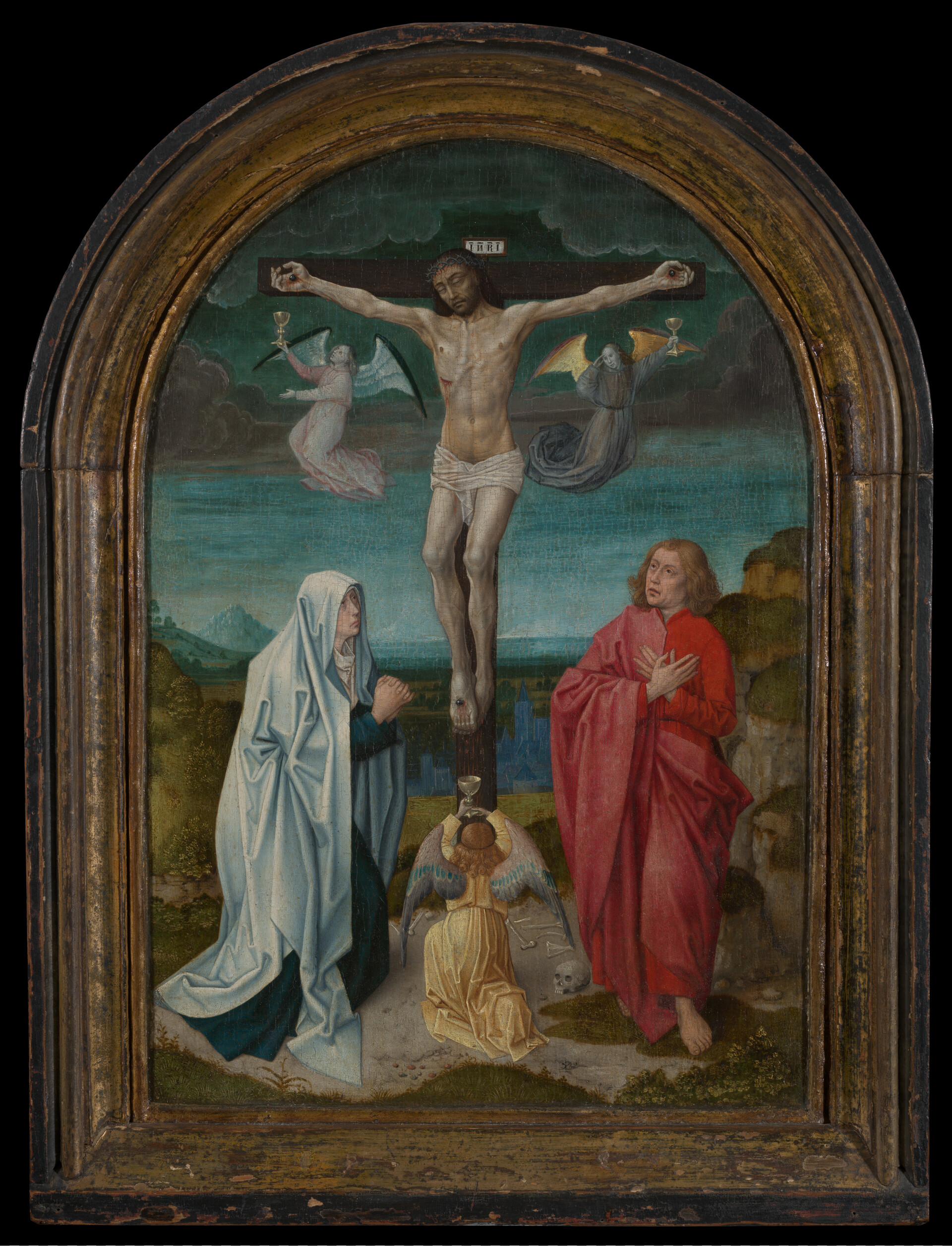 Christ on the Cross with the Virgin Mary and Saint John | M Leuven